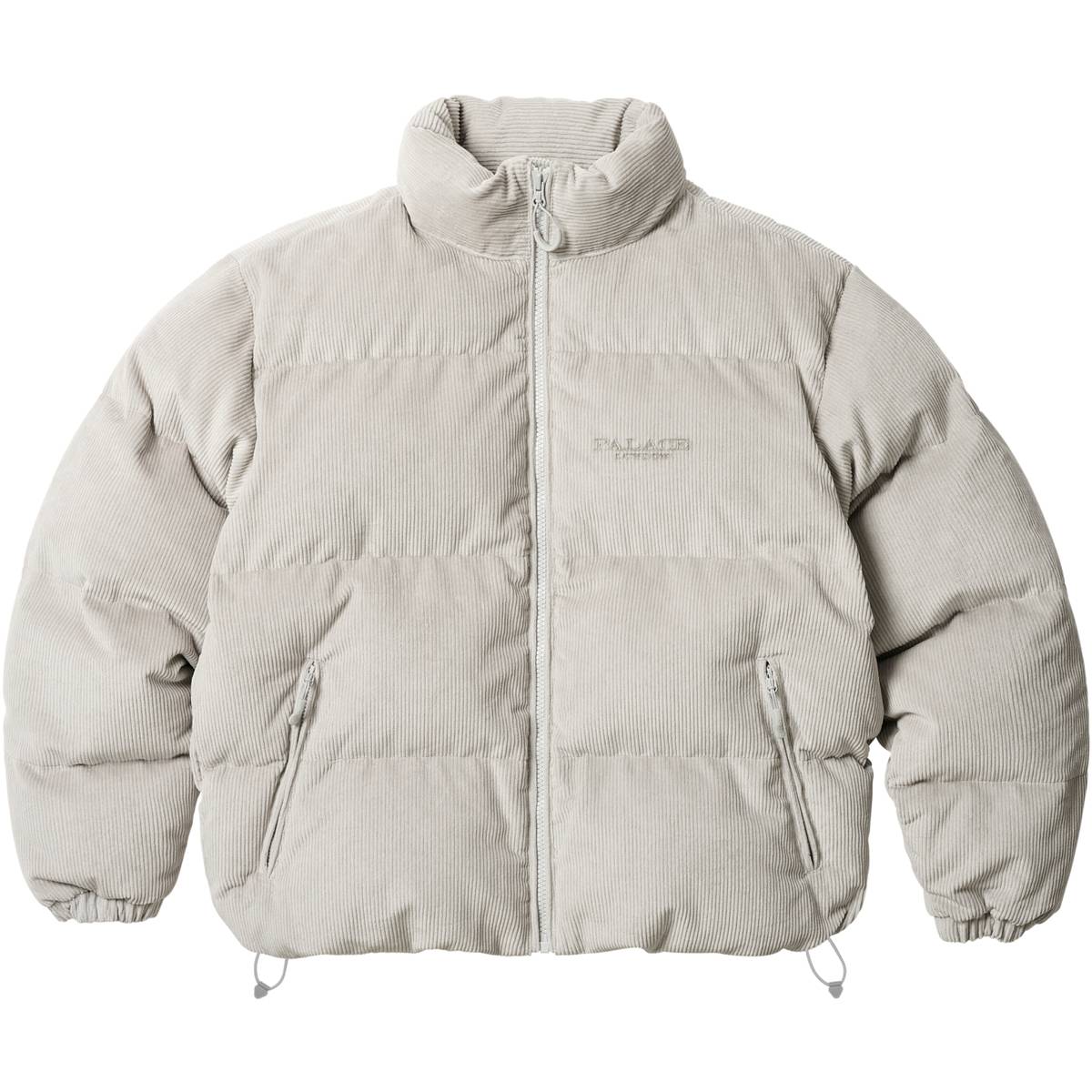Corduroy Puffa Jacket Stone