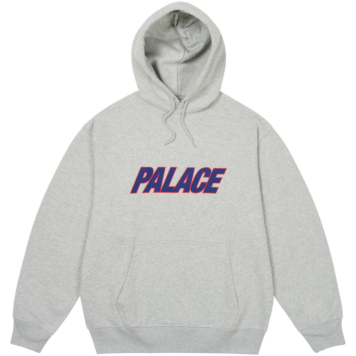 Duo Logo Hood Grey Marl