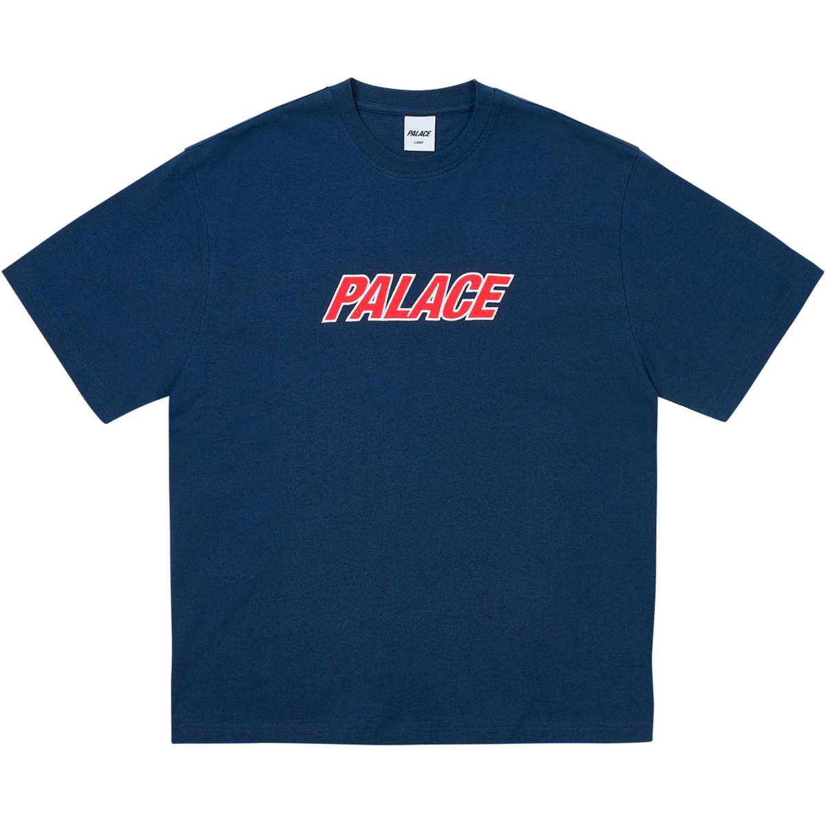 Heavy Font T-shirt Navy