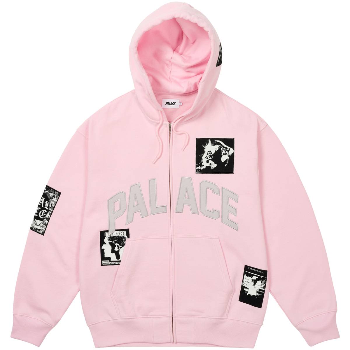 Patch Up Zip Hood Lush Flush