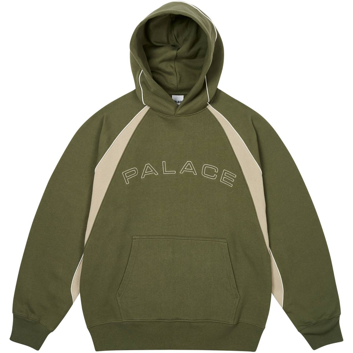 Piped Panel Hood The Deep Green