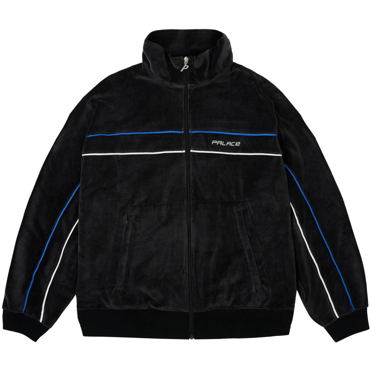 Piped Velour Funnel Black