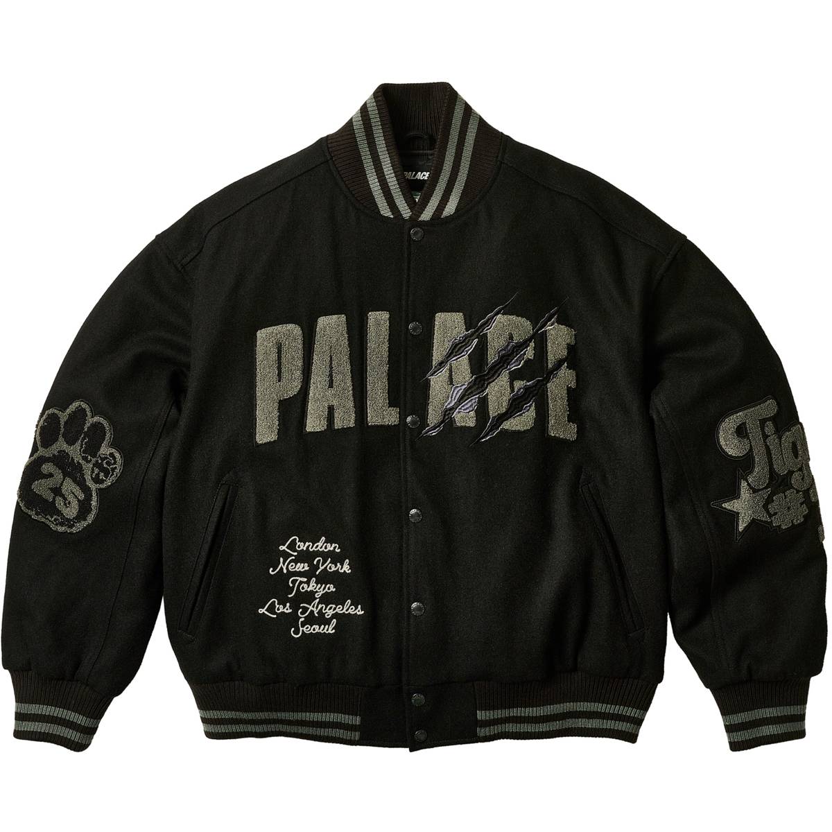 Tora Tora Varsity Jacket Black