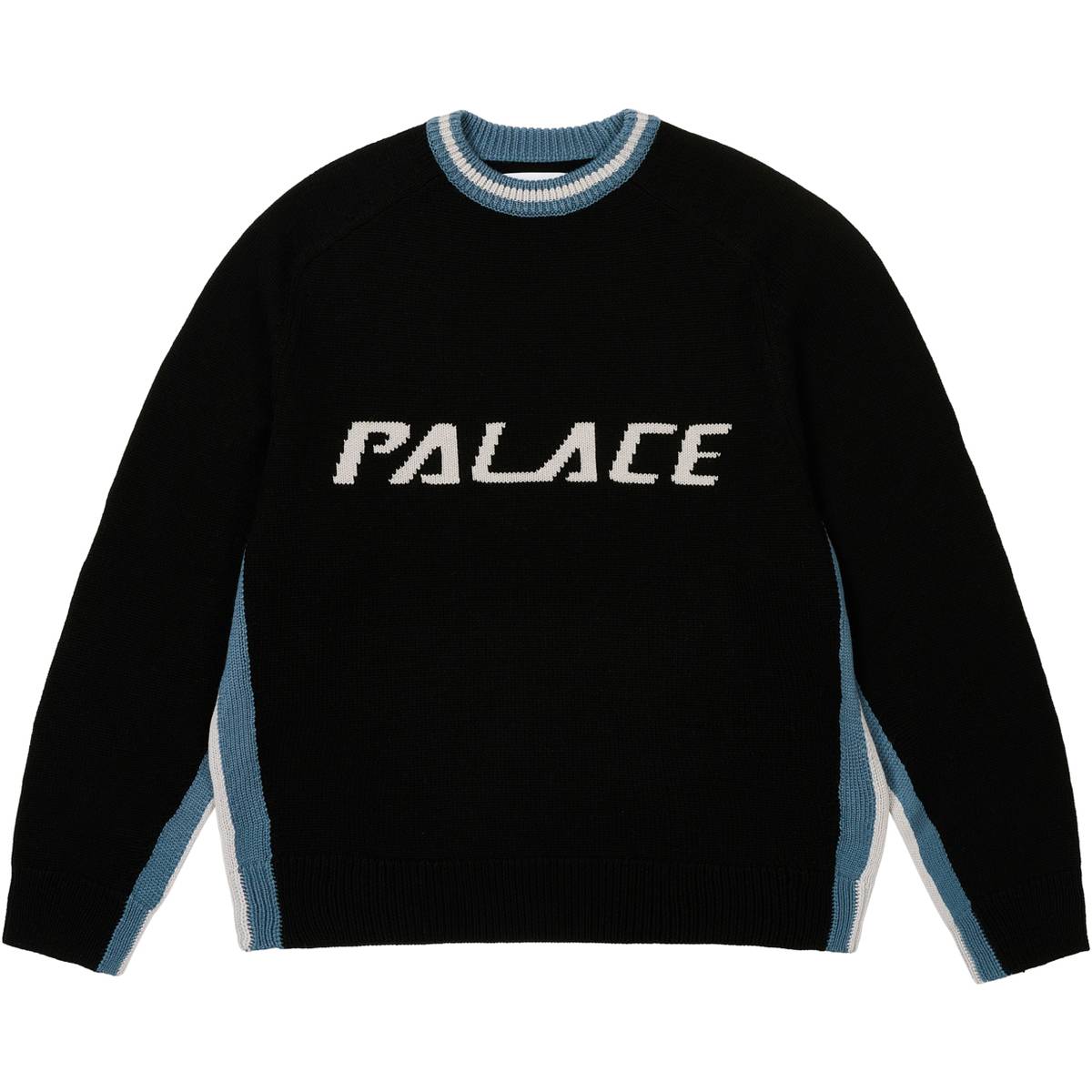 Tri Colour Knit Black