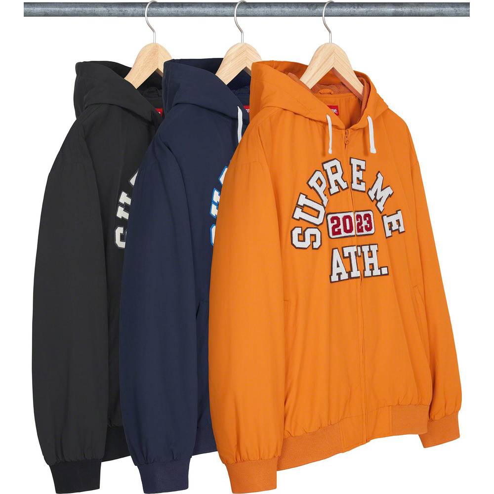 Appliqué Hooded Track Jacket