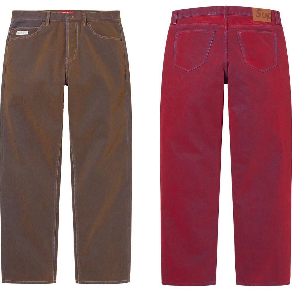 Flocked Regular Jean