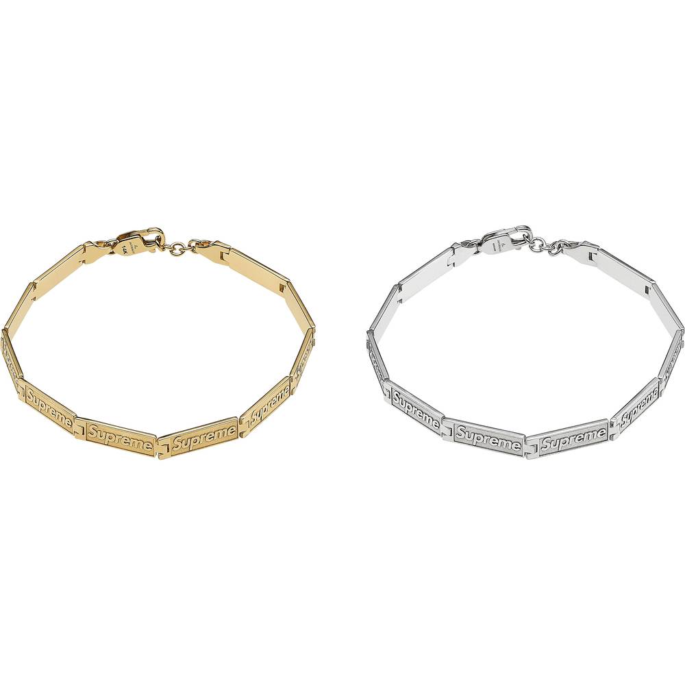 Supreme®/jacob & Co Logo Link Bracelet