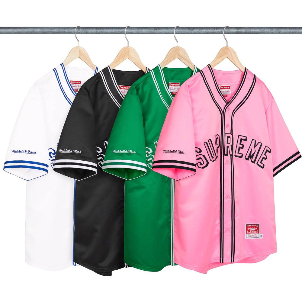 Supreme®/mitchell & Ness® Satin Baseball Jersey