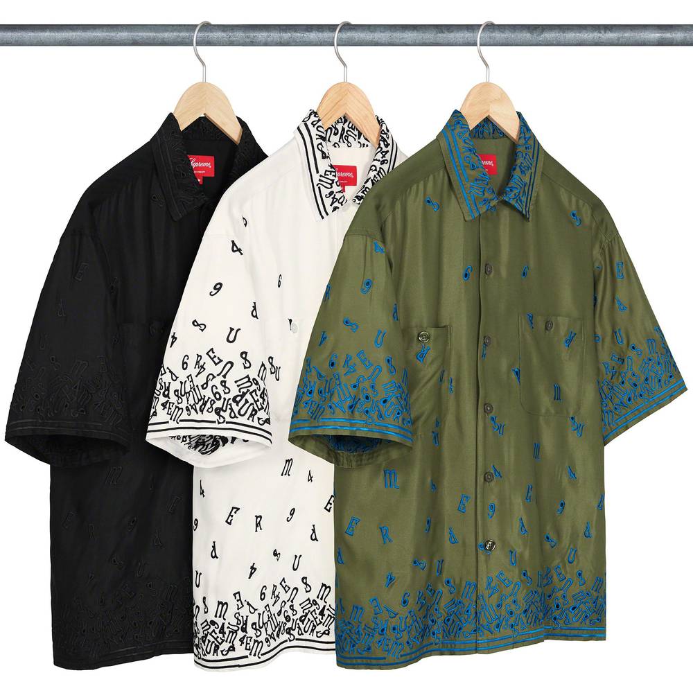 Nouveau Embroidered S/s Shirt