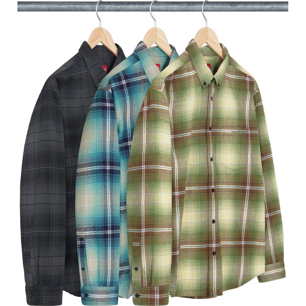 Shadow Plaid Flannel Shirt