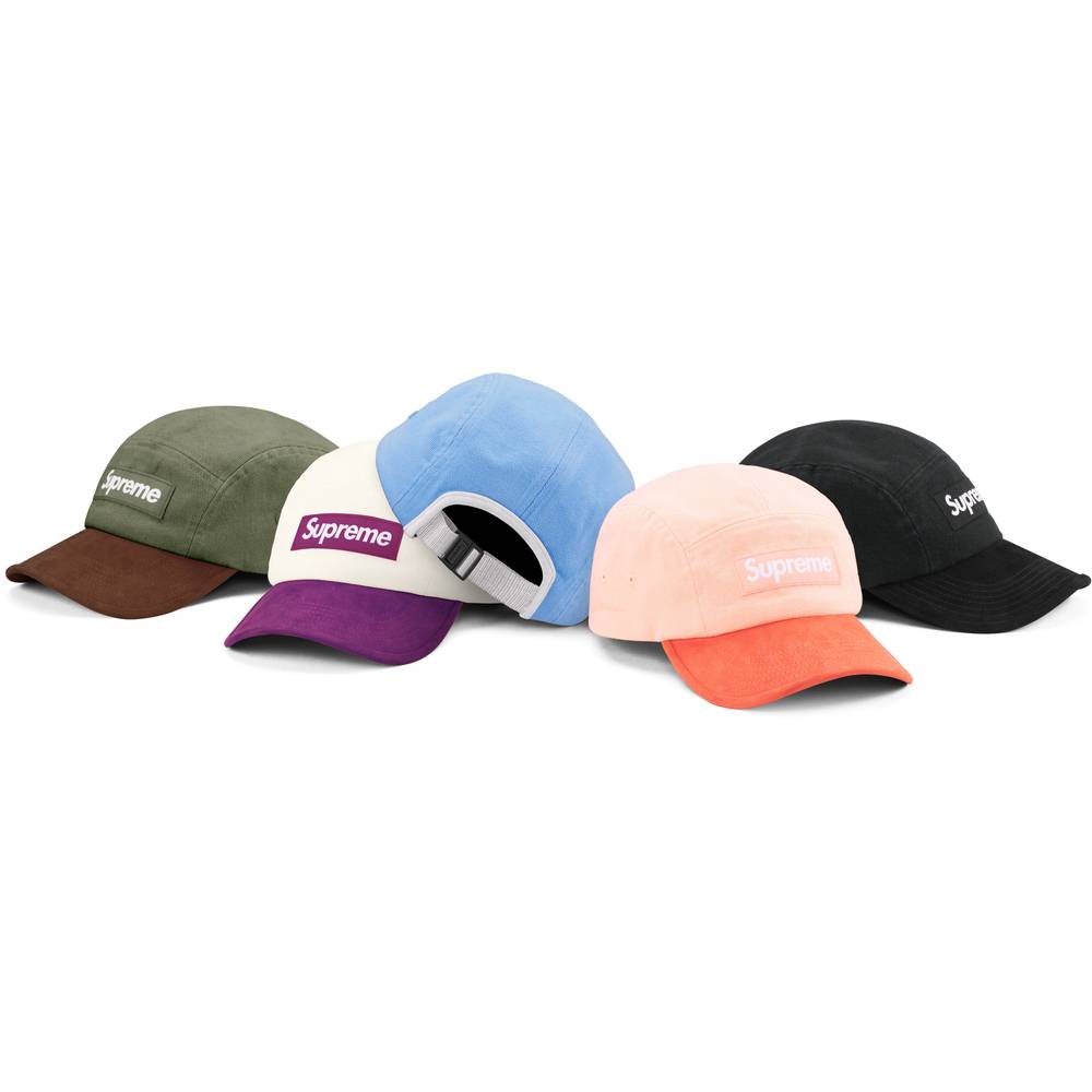 Suede Visor Camp Cap