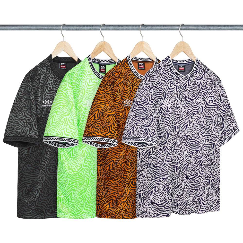 Supreme®/umbro Jacquard Animal Print Soccer Jersey