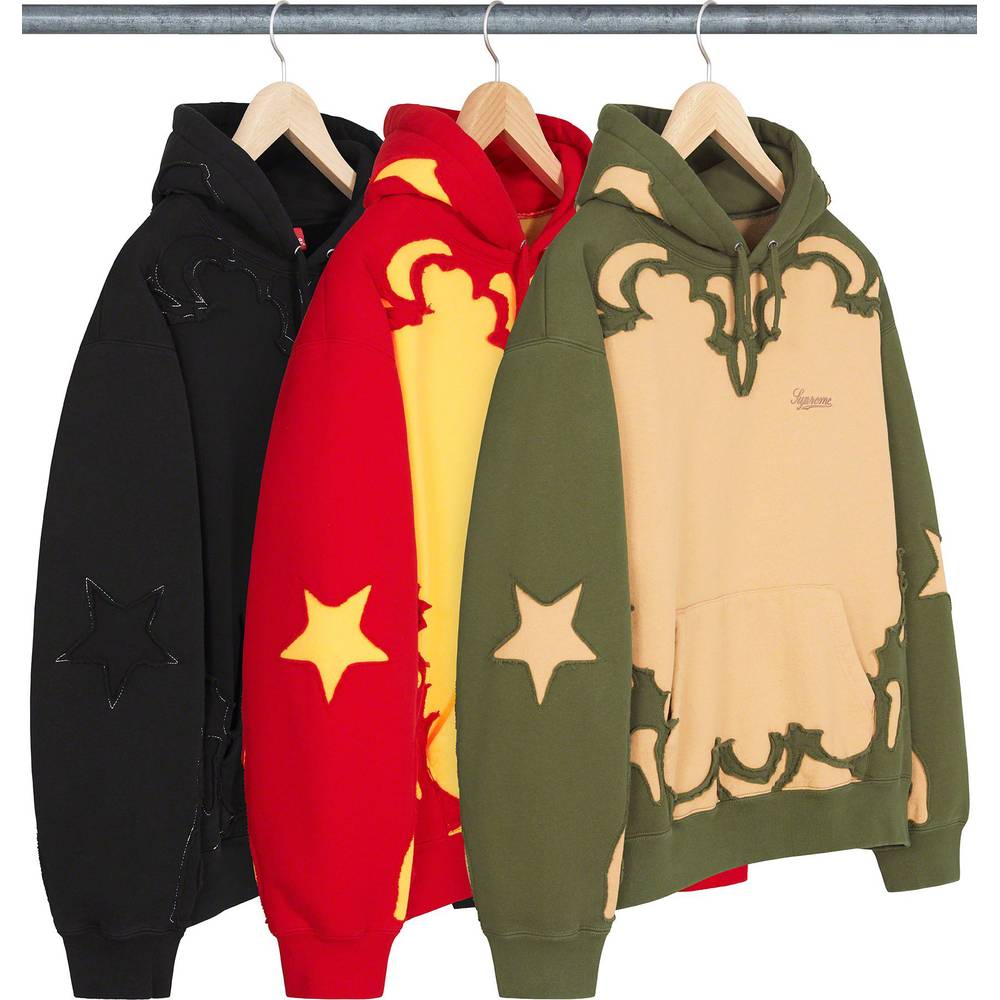 Western Cut Out Hooded Sweatshirt