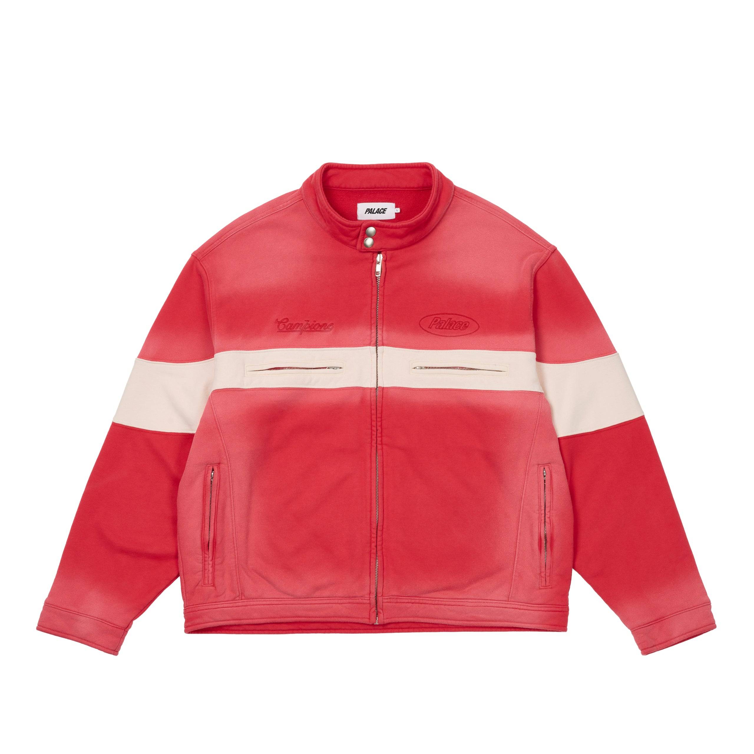 Washed Moto Jacket Truest Red