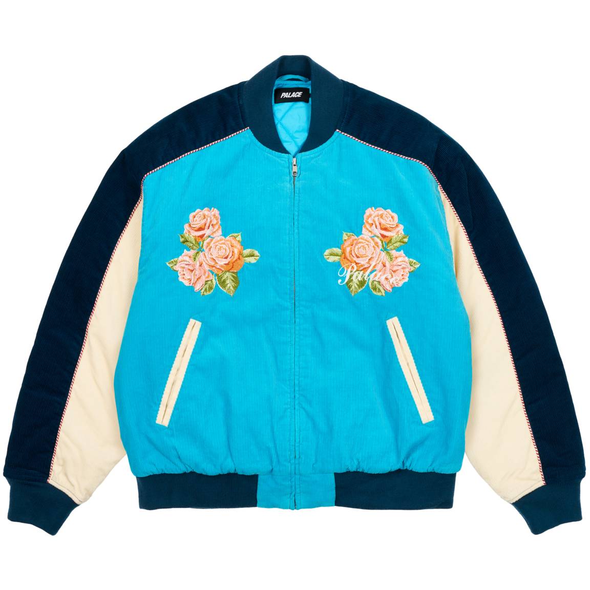 Cat Eye Bomber Jacket Real Teal
