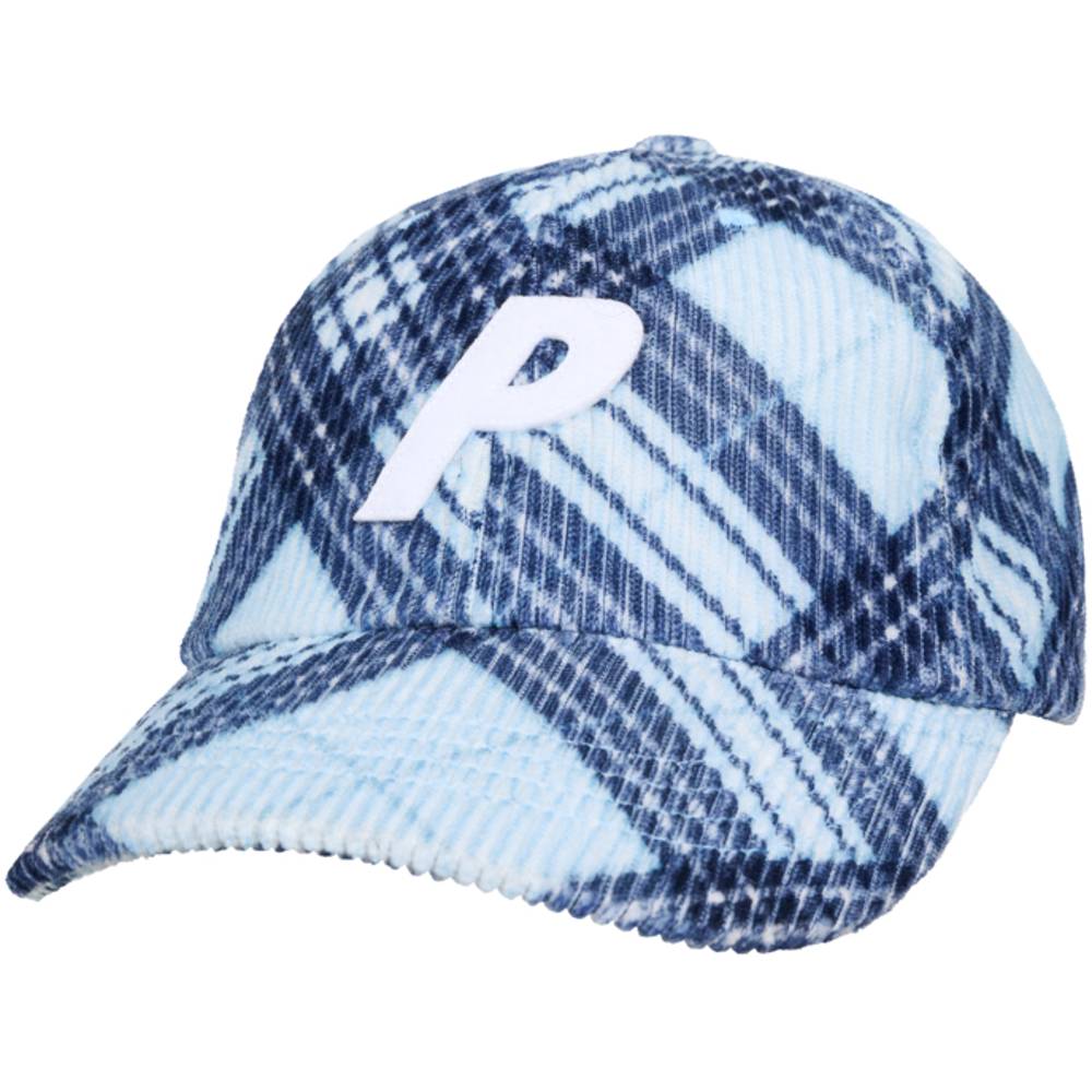Corduroy P 6-panel Blue Bias Check