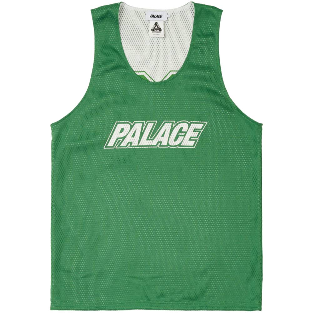 Mesh Reverso Border Vest Green