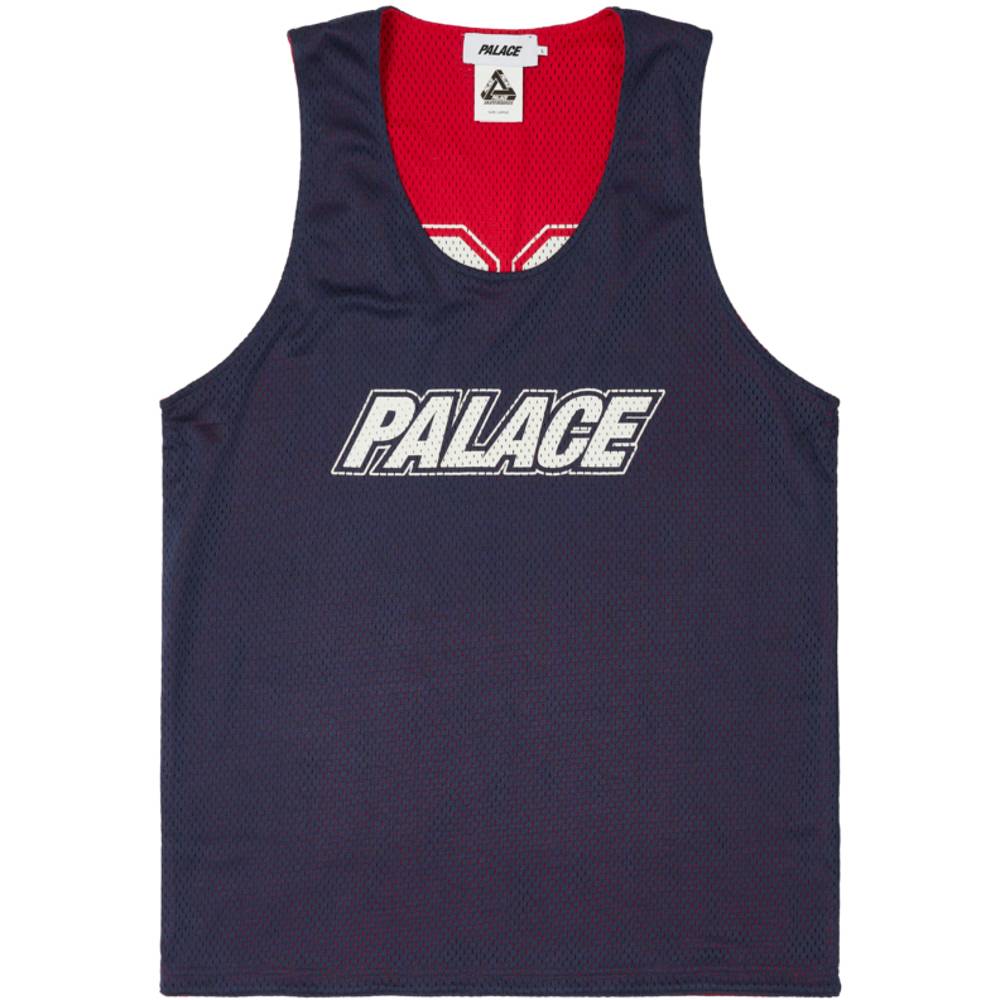 Mesh Reverso Border Vest Navy