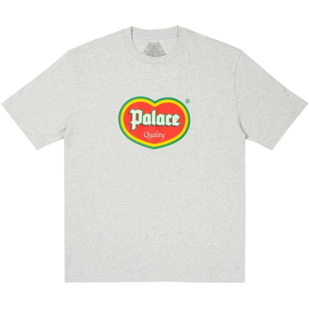 Palace Quality T-shirt Grey Marl