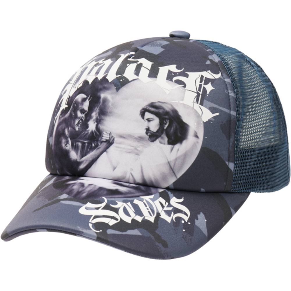 Saves Trucker Blue Camo