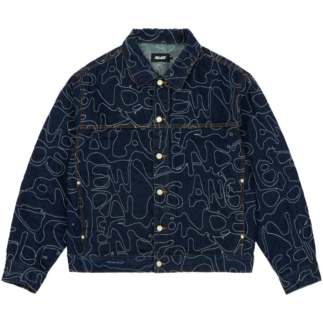 Splat Denim Jacket Indigo