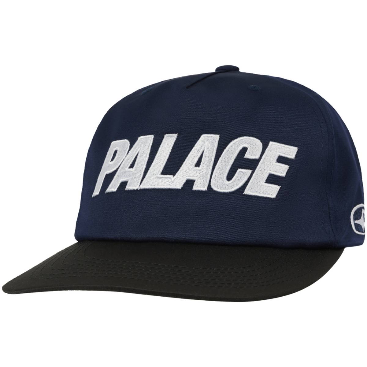Font Snapback 5-panel Navy / Black