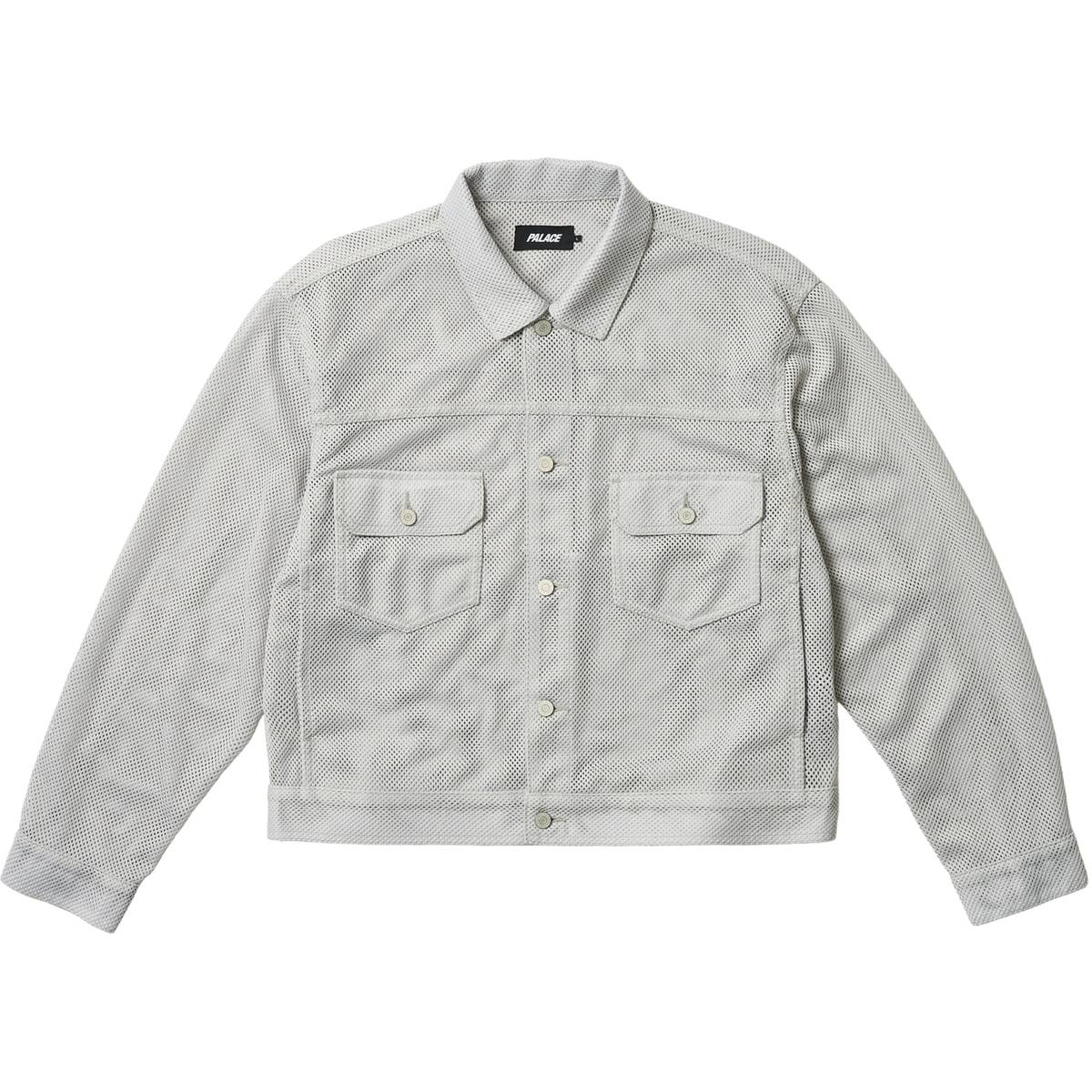 Mesh Trucker Jacket Concrete Grey