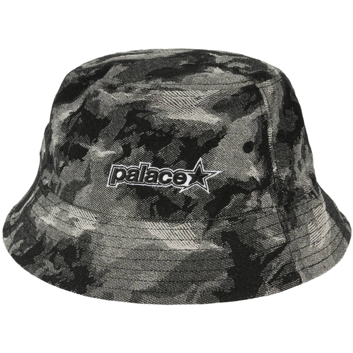 P Star Bucket Hat Black Denim