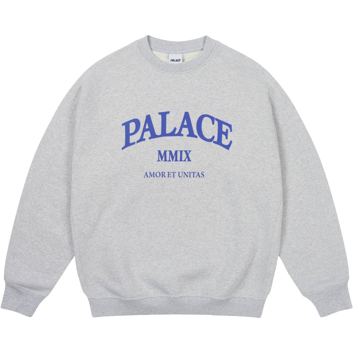 Unitas Oversized Crew Grey Marl