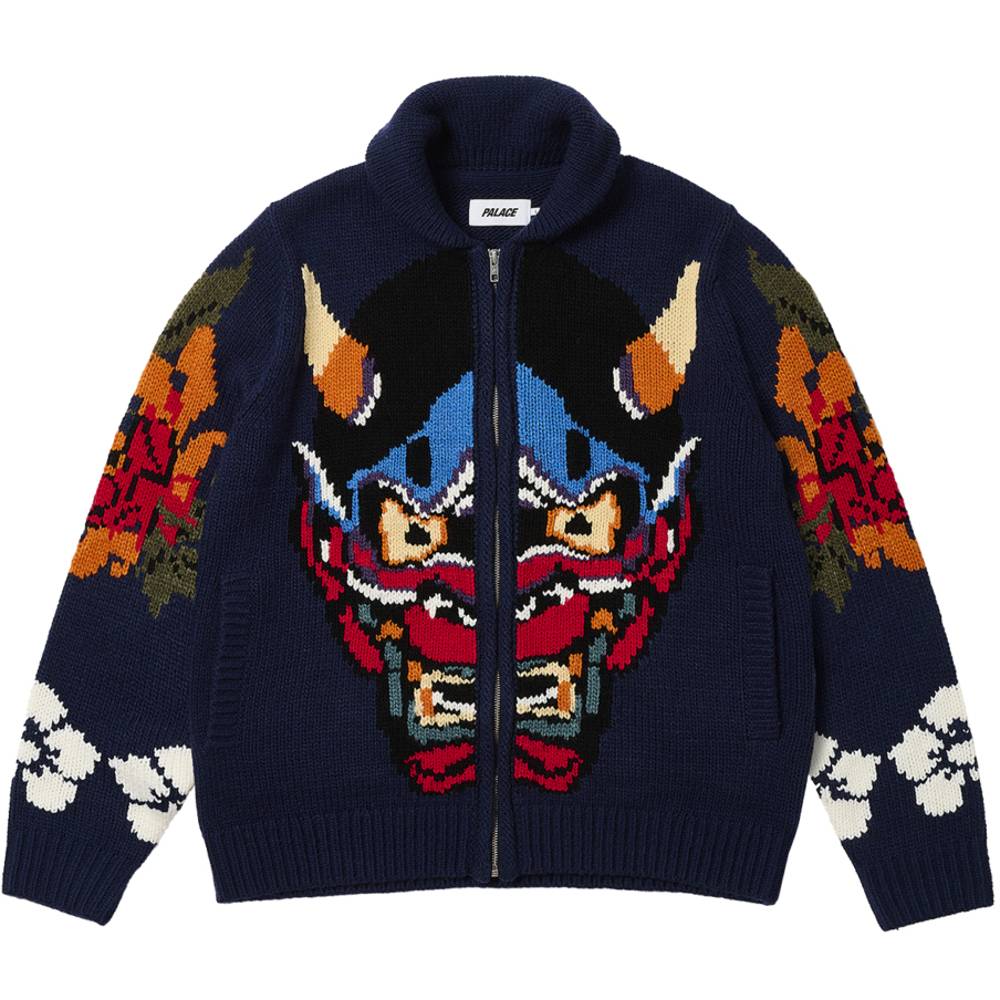 Demon Cowichan Knit Blue