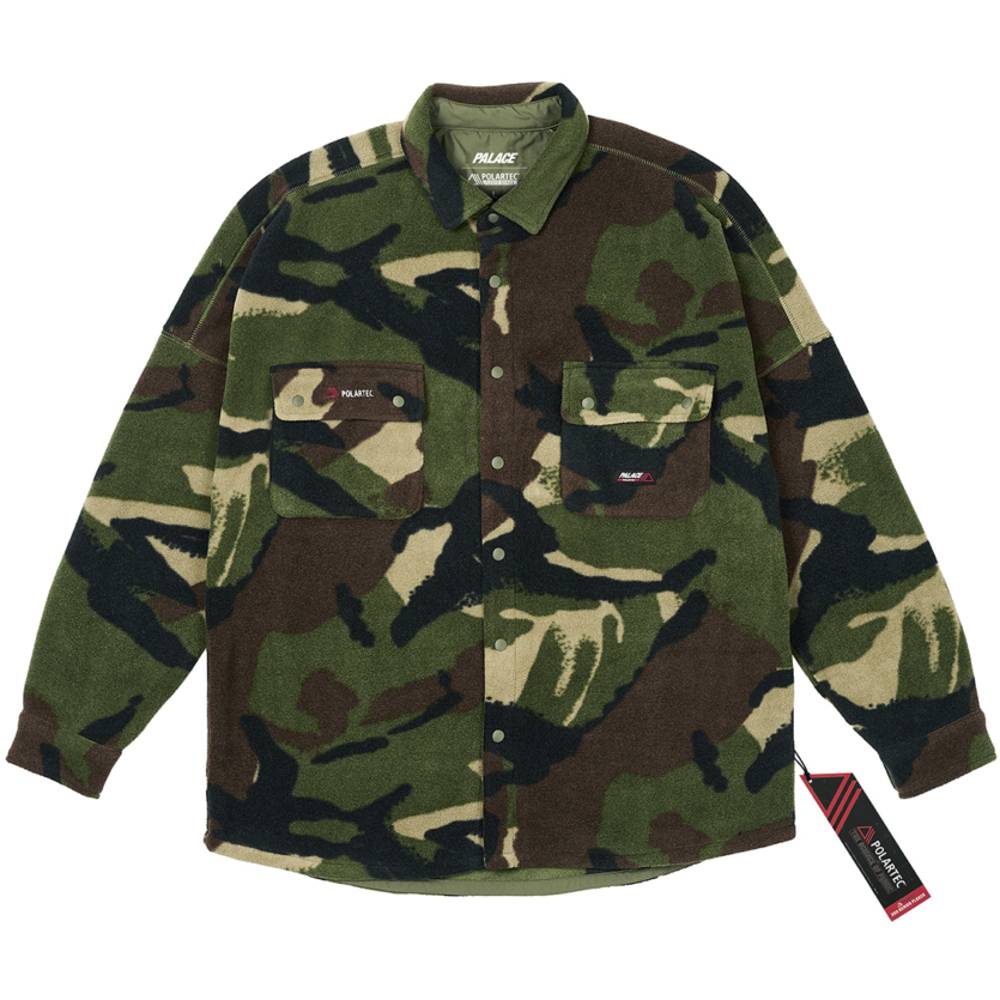 Polartec Drop Shoulder Shirt Woodland Dpm