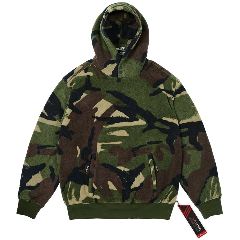 Polartec Lazer Hood Woodland Dpm
