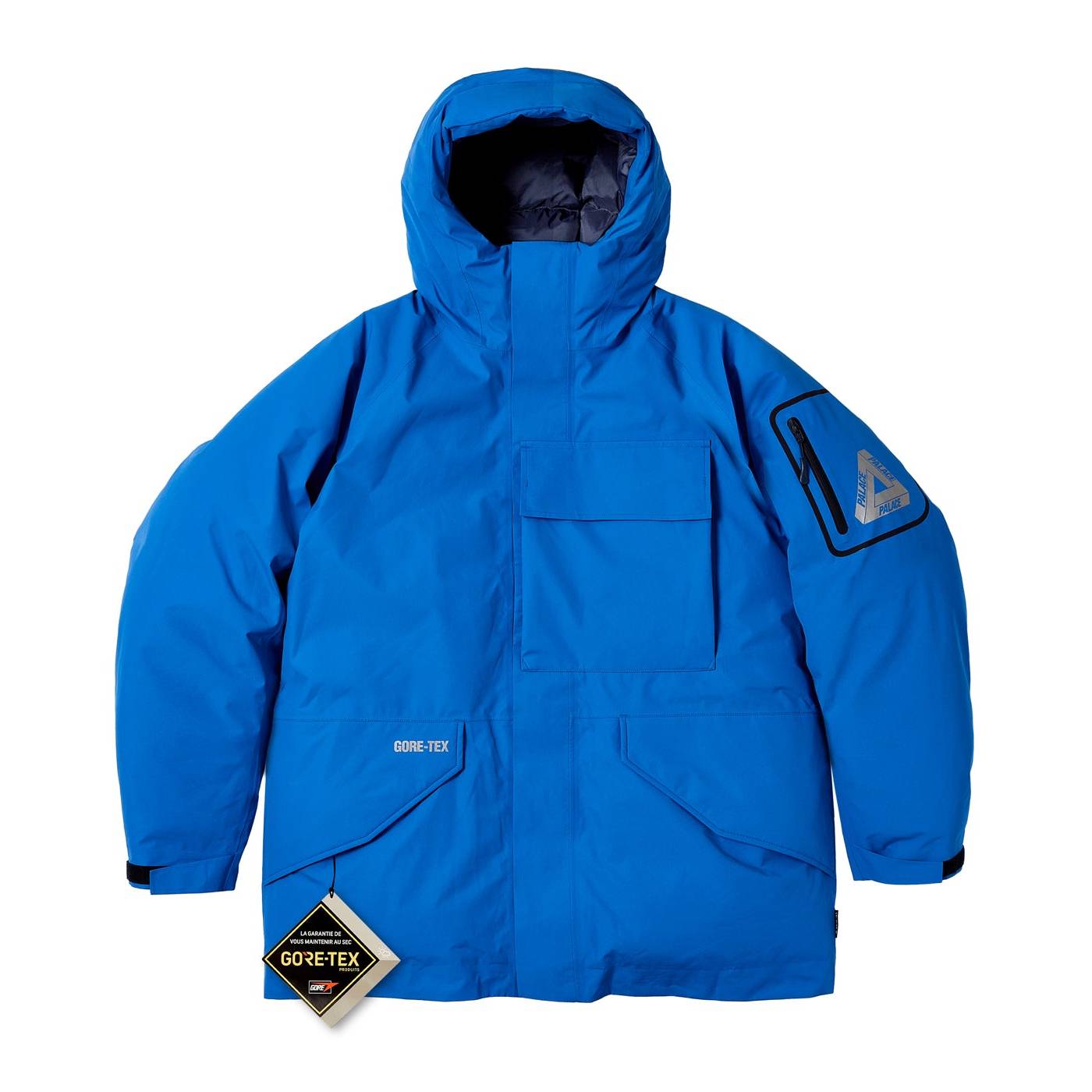 Gore-tex Cargo Down Parka Palace Blue