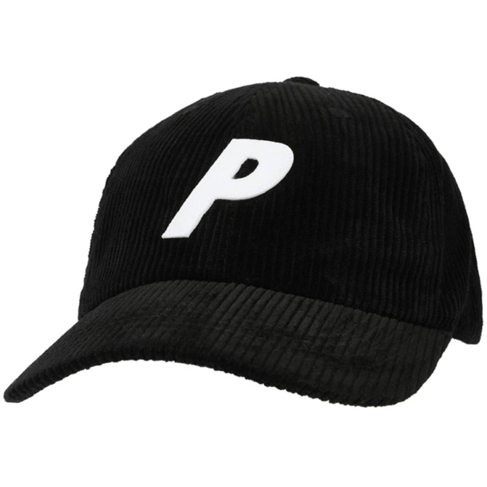 Corduroy P 6-panel Black
