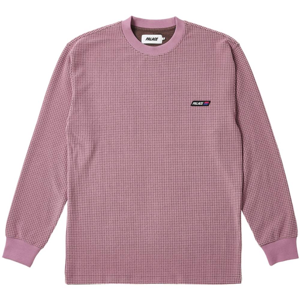 Grid Thermal Longsleeve Brown / Mauve