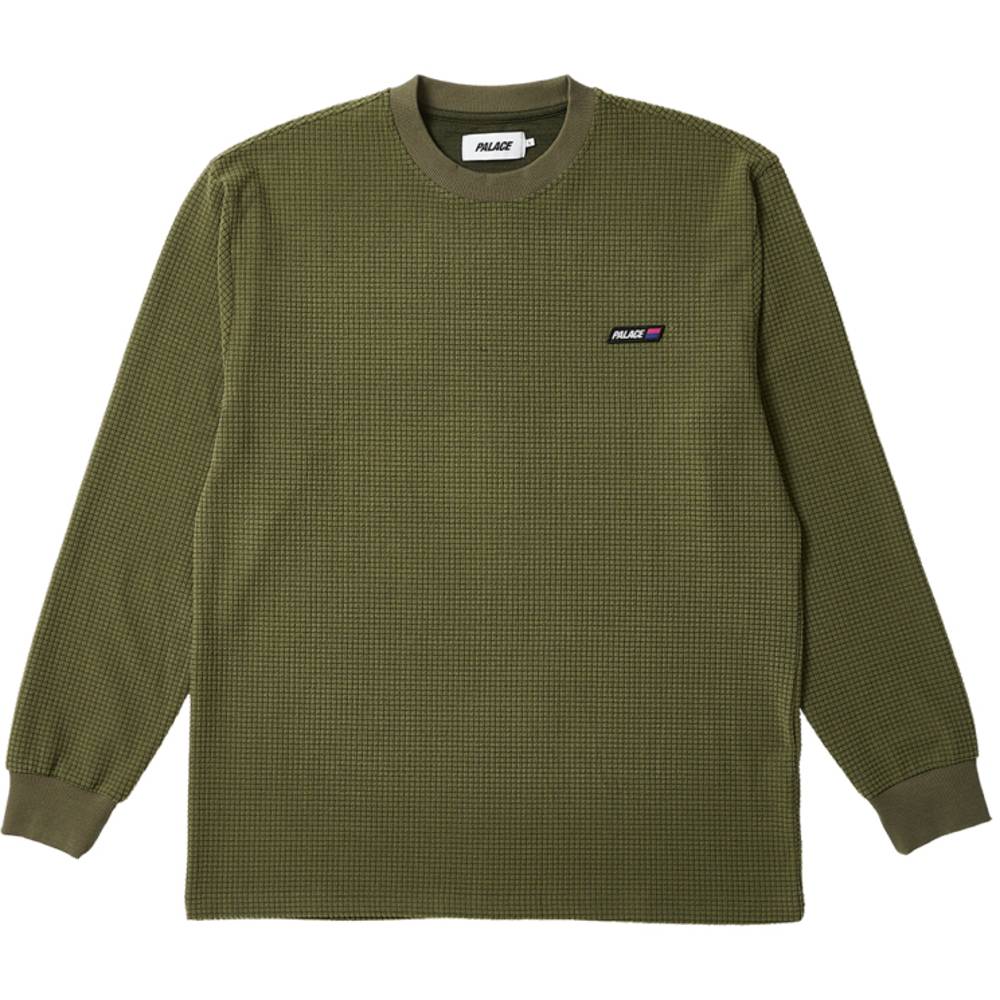 Grid Thermal Longsleeve Dark Green / Light Green