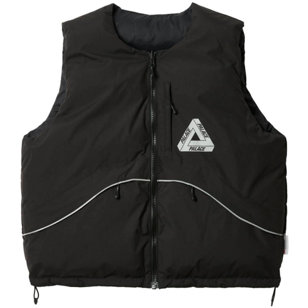 P-tech Reversible Puffa Vest Black