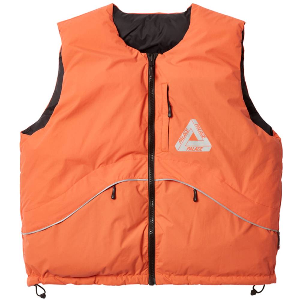 P-tech Reversible Puffa Vest Orange