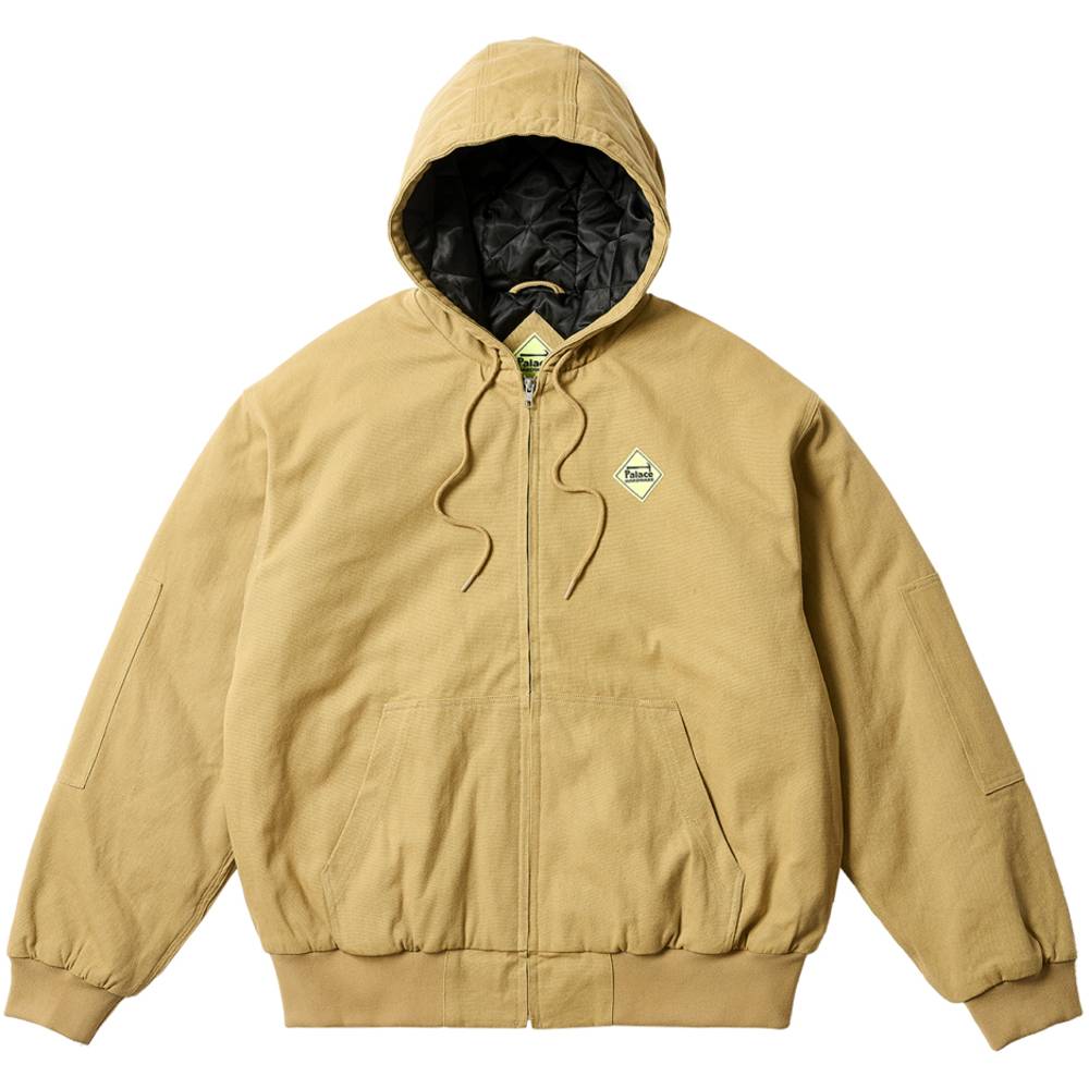 Palace Hardware Hooded Workwear Jacket Khaki
