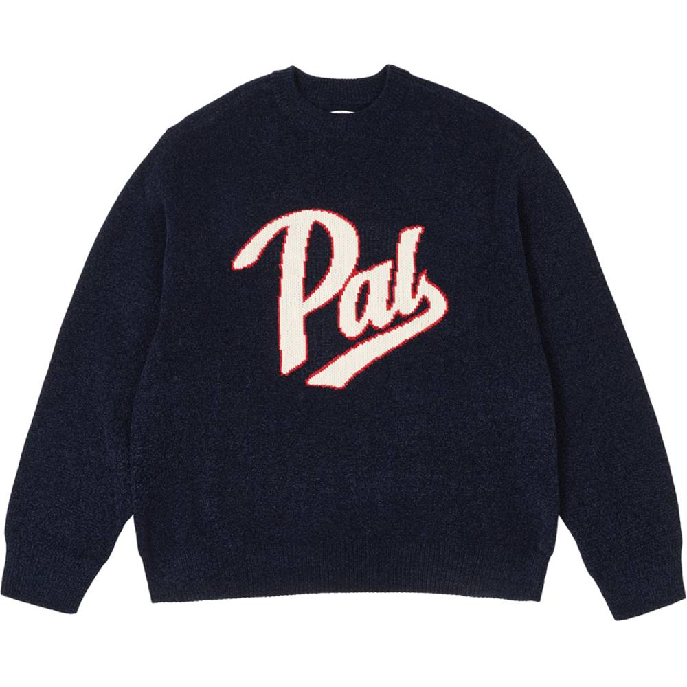 Script Knit Navy