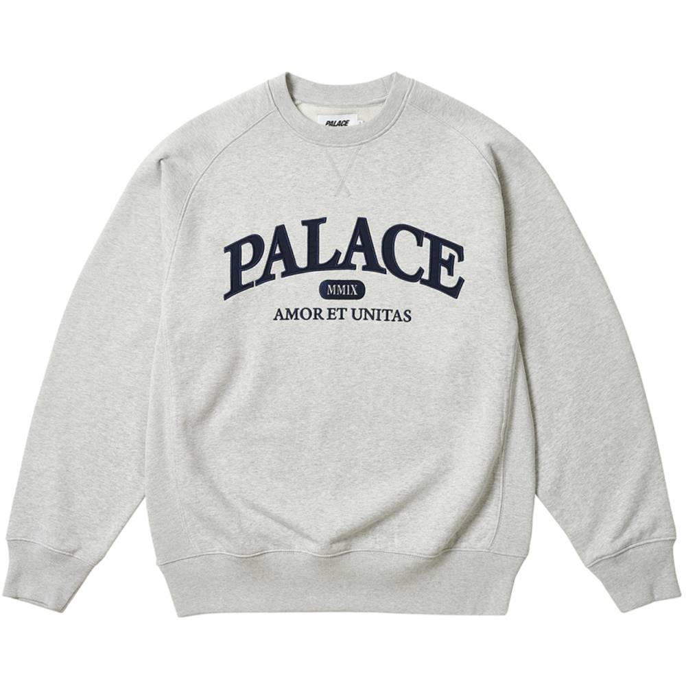 Unitas Crew Grey Marl