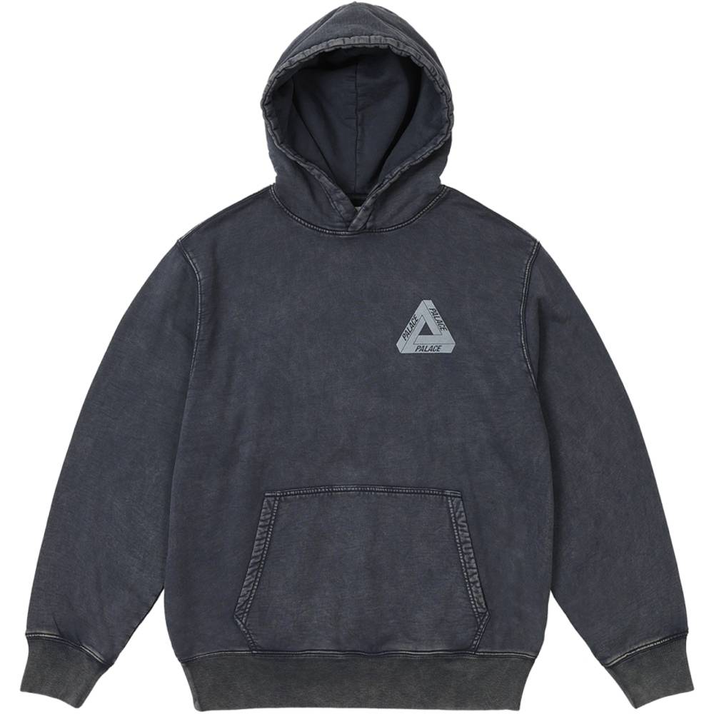 Washed Out Tri-ferg Hood Navy