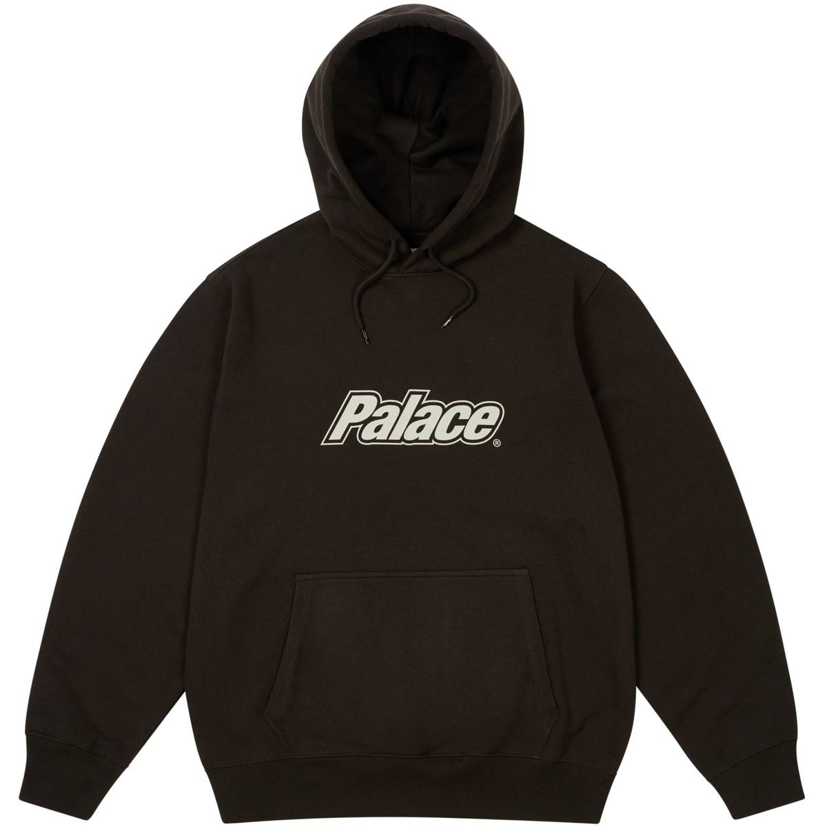 Border Logo Hood Black