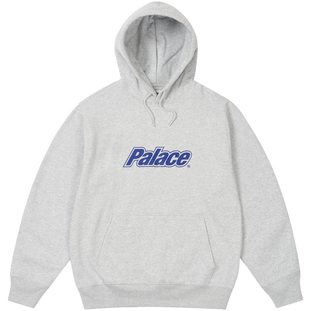 Border Logo Hood Grey Marl