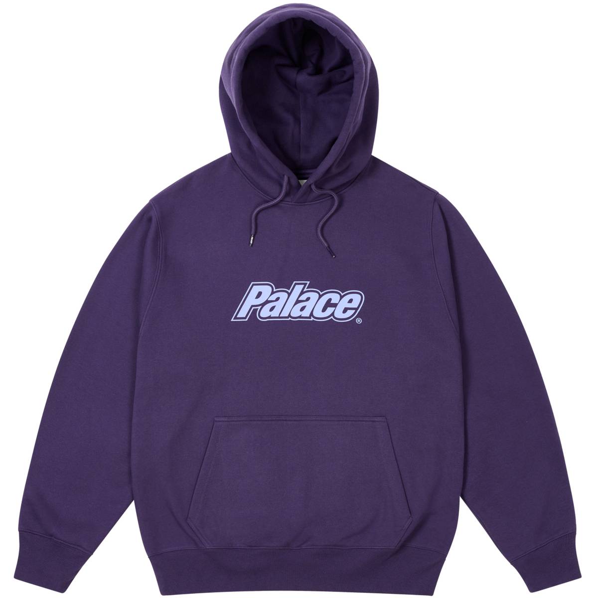 Border Logo Hood Purp