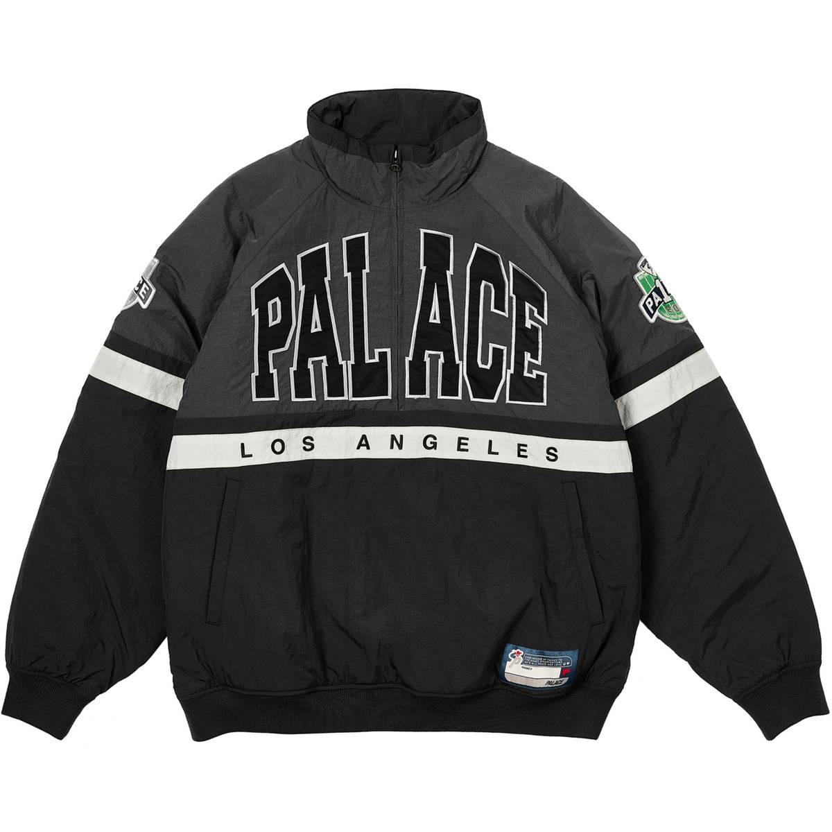 Breakout Half Zip Bomber Black / Silver