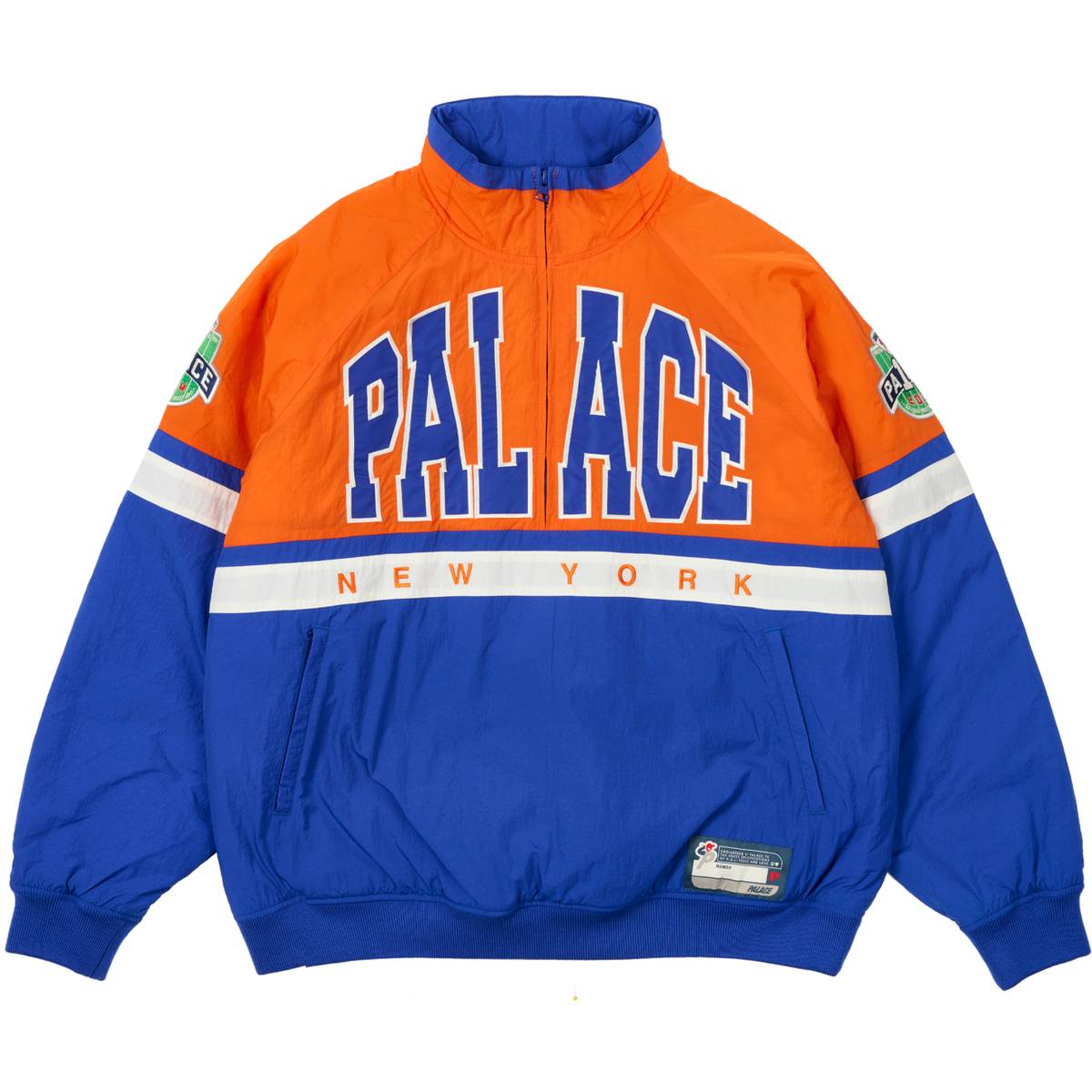Breakout Half Zip Bomber Orange / Blue