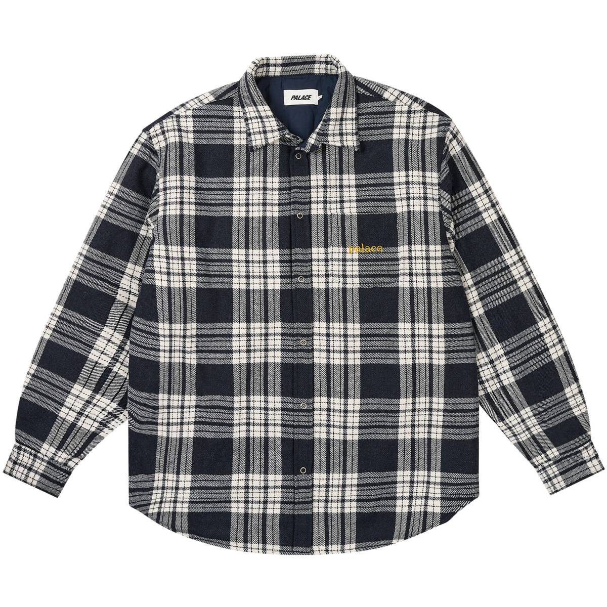 Check Insulated Shirt Navy