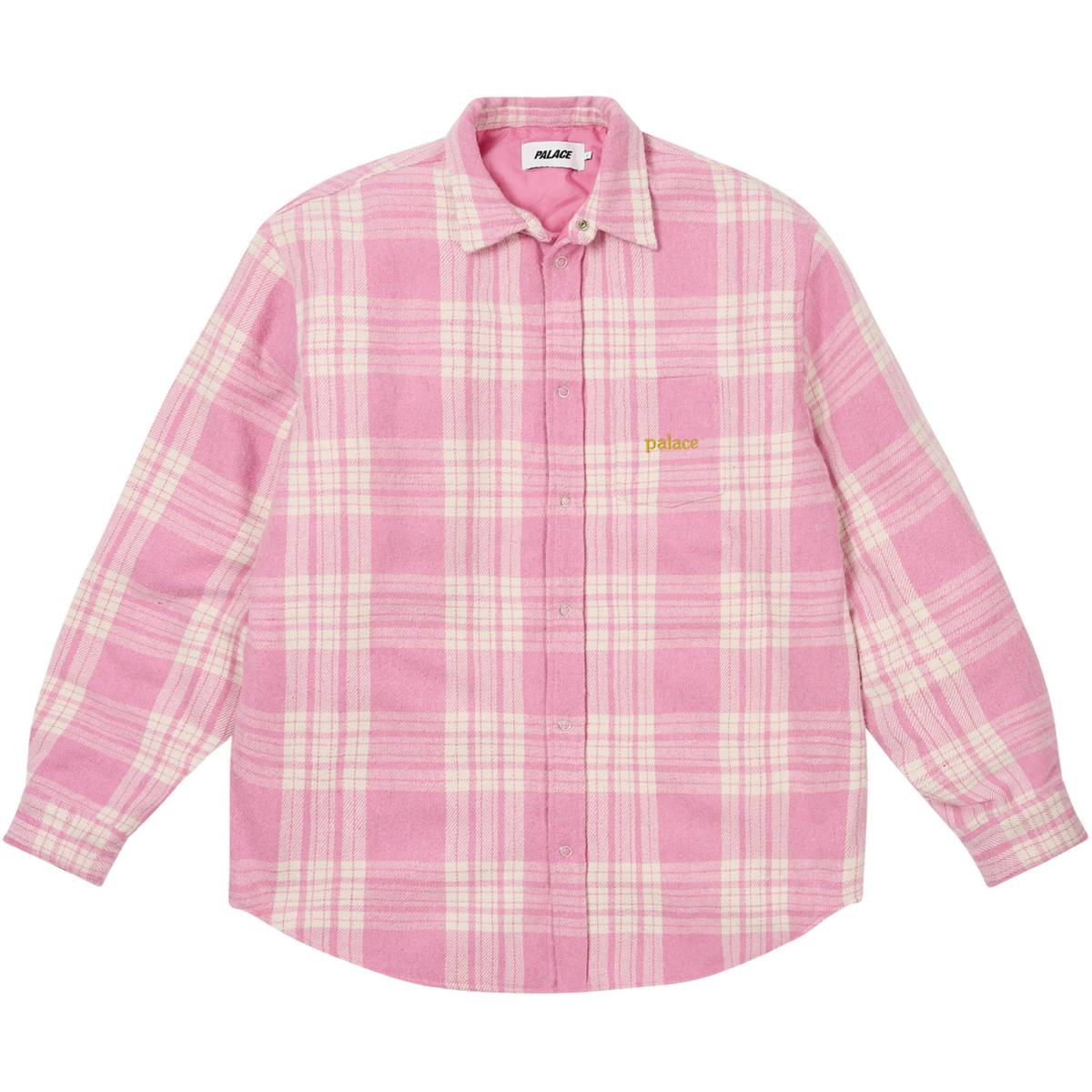 Check Insulated Shirt Pink