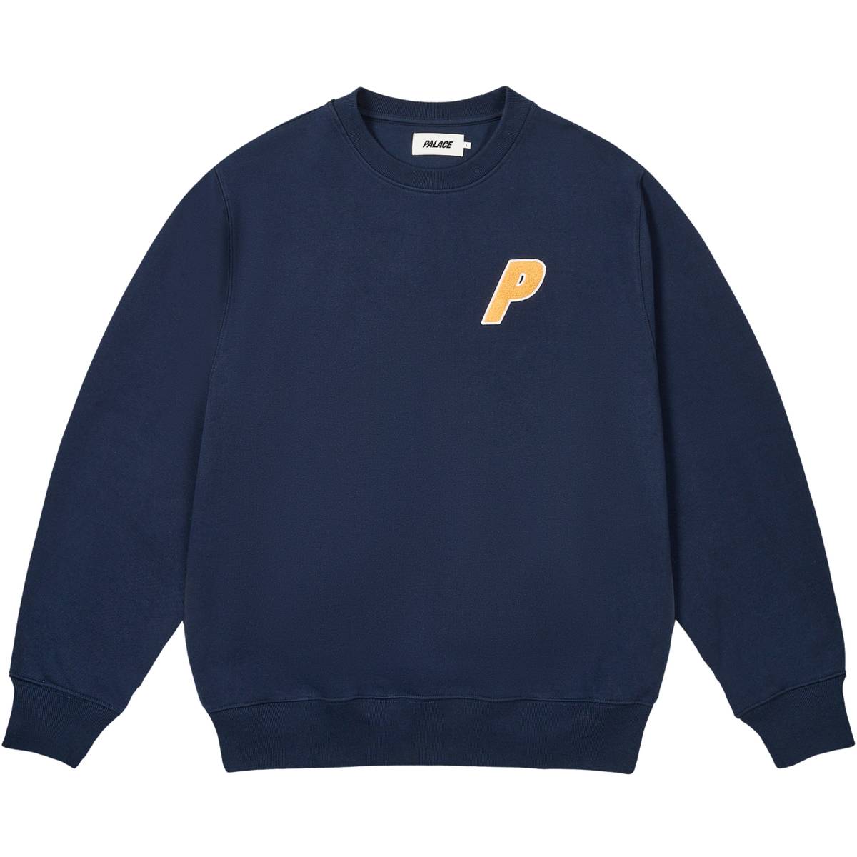 Chenille Tri-ferg Crew Navy